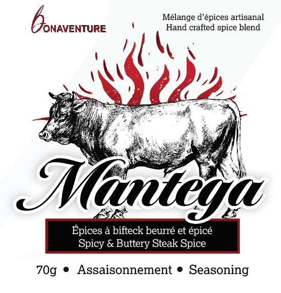 Mantega épicé (70g) | Épice à steak piquantes et beurrée