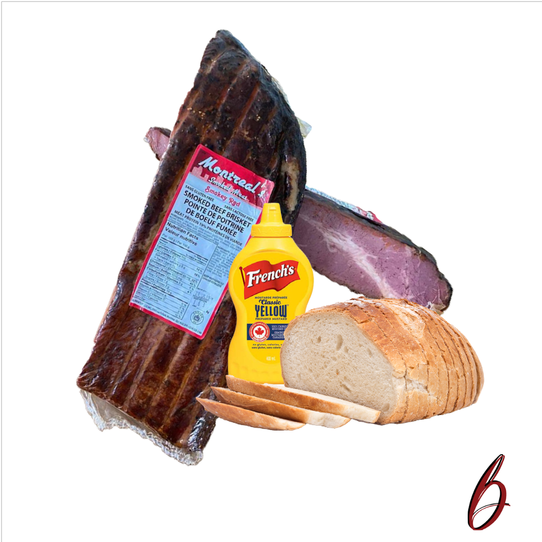 Pack de sandwich à la viande fumée de taille de fête